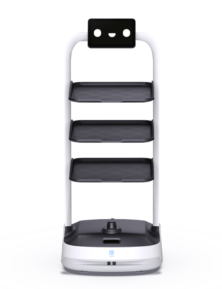PuduBot 2 - Universeller Lieferroboter mit flexiblem Tray-Aufbau