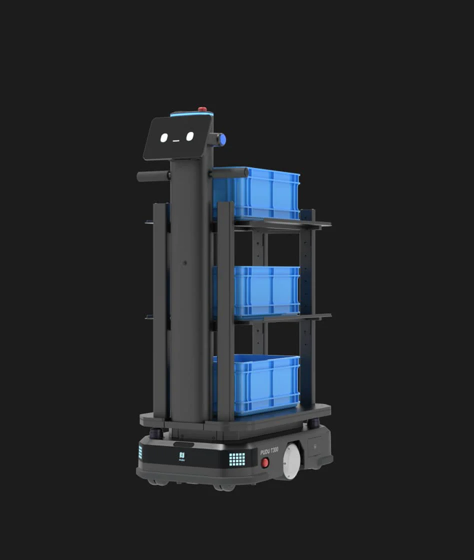PUDU T300 im Regalmodus