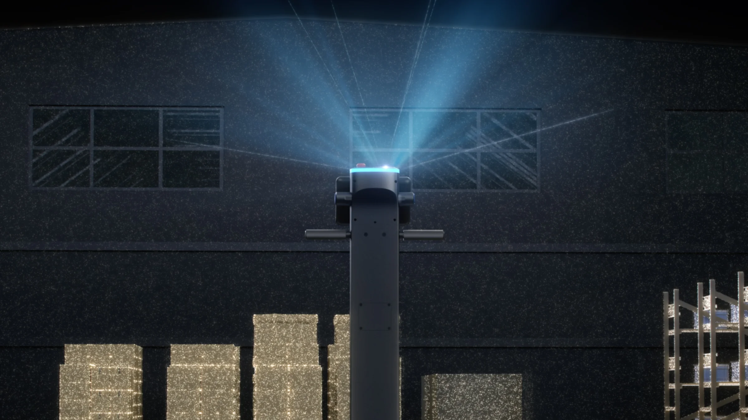 Sensorvisualisierung und Warnlicht am T300