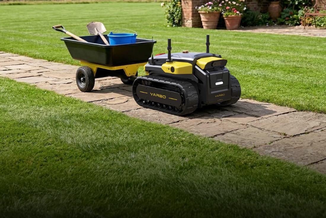 Yarbo Y-Serie: Yarbo Core mit Raupenfahrwerk